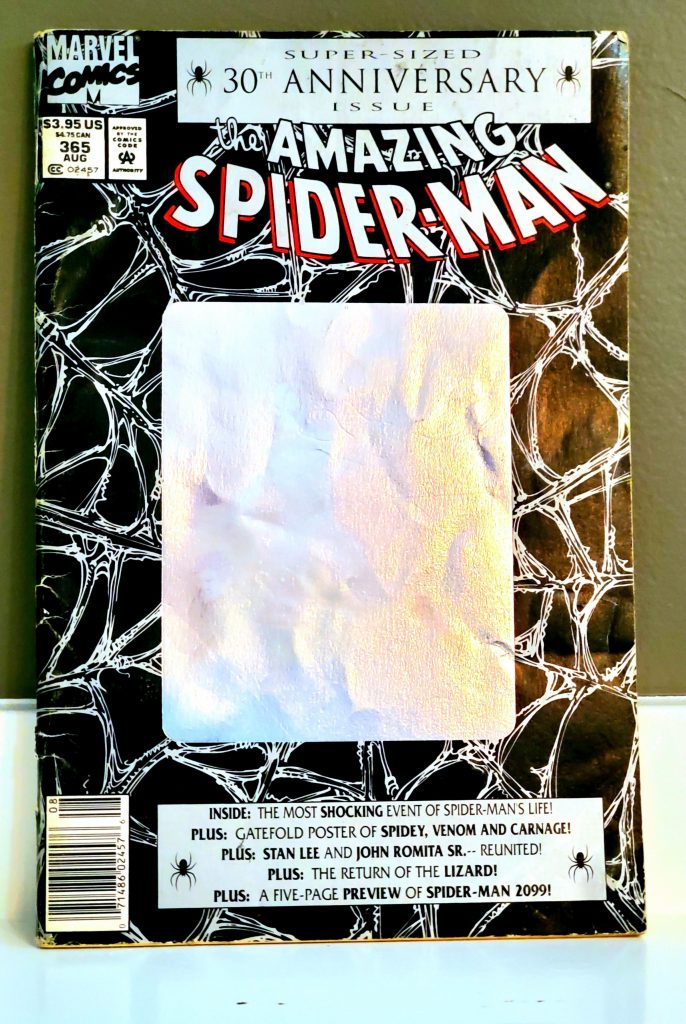The Amazing Spider-Man 30th Anniversary edition comic book with holographic cover